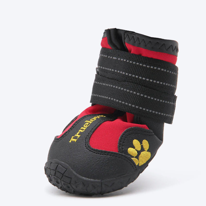Truelove Anti-Slip Boots For Dog - Red (Set of 4) - Heads Up For Tails