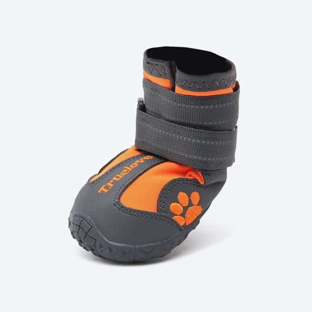 Truelove Anti-Slip Boots For Dog - Orange (Set of 4) - Heads Up For Tails