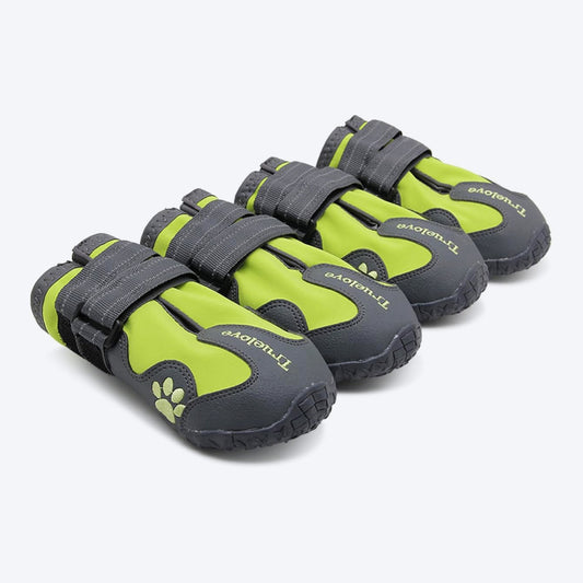 Truelove Anti-Slip Boots For Dog - Neon Yellow (Set of 4) - Heads Up For Tails