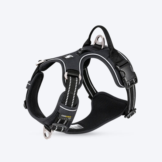 Truelove No Pull Cordura Harness For Dog - Black - Heads Up For Tails