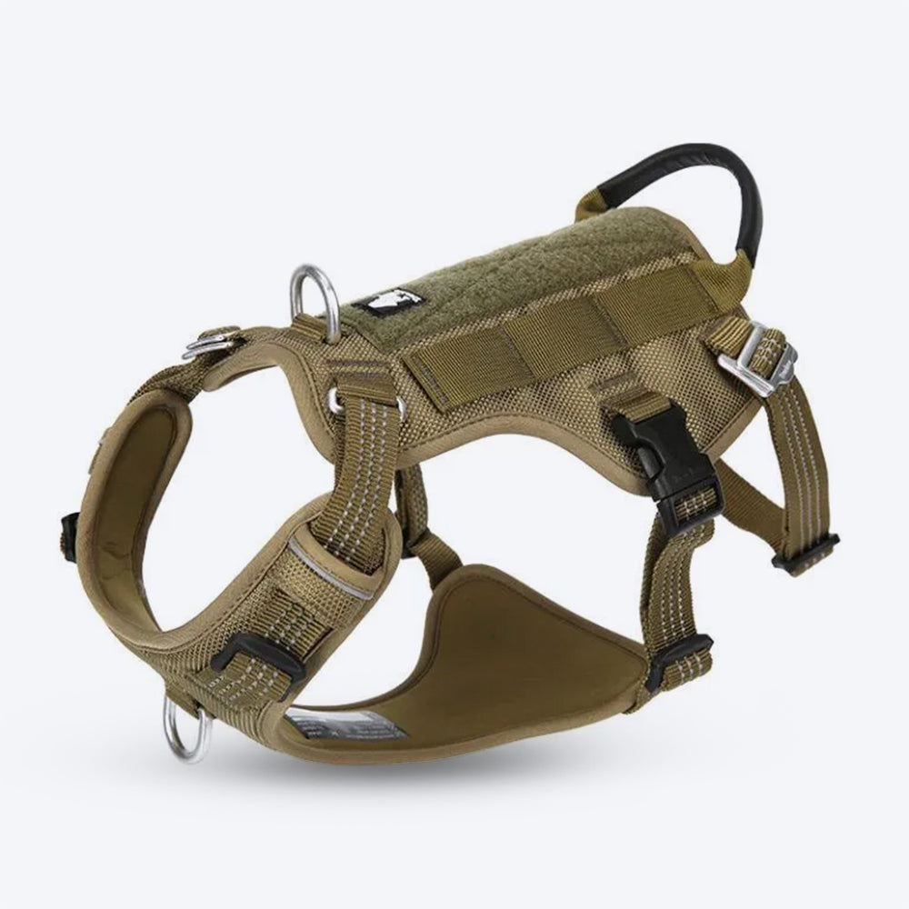 Truelove Escape Proof Harness For Dog - Army Green - Heads Up For Tails