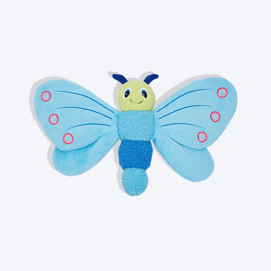 FOFOS Jumbo Butterfly Plush Toy For Dog - Blue - Heads Up For Tails