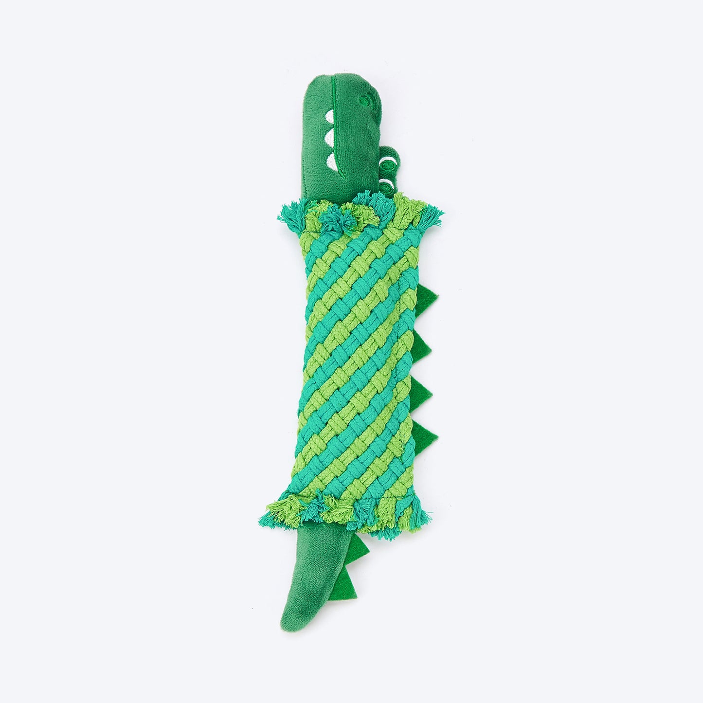 FOFOS Puppy Crocodile Dental Chew Toy For Puppy - Green - Heads Up For Tails