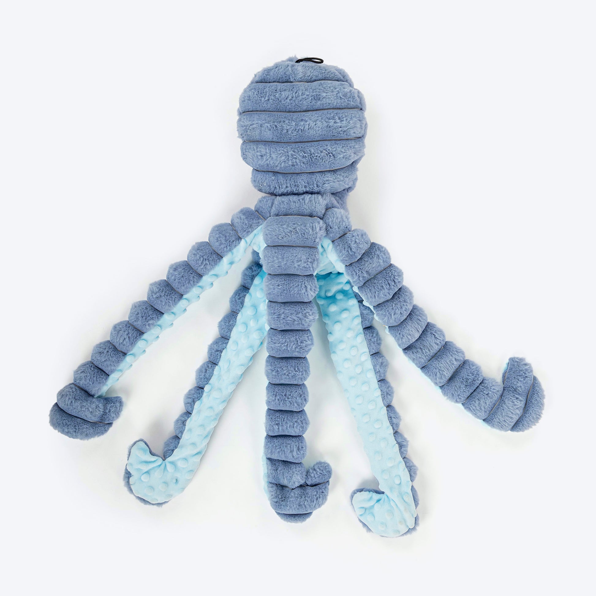 HUFT Mister Wiggles Plush Toy For Dog - Slate Blue - Heads Up For Tails