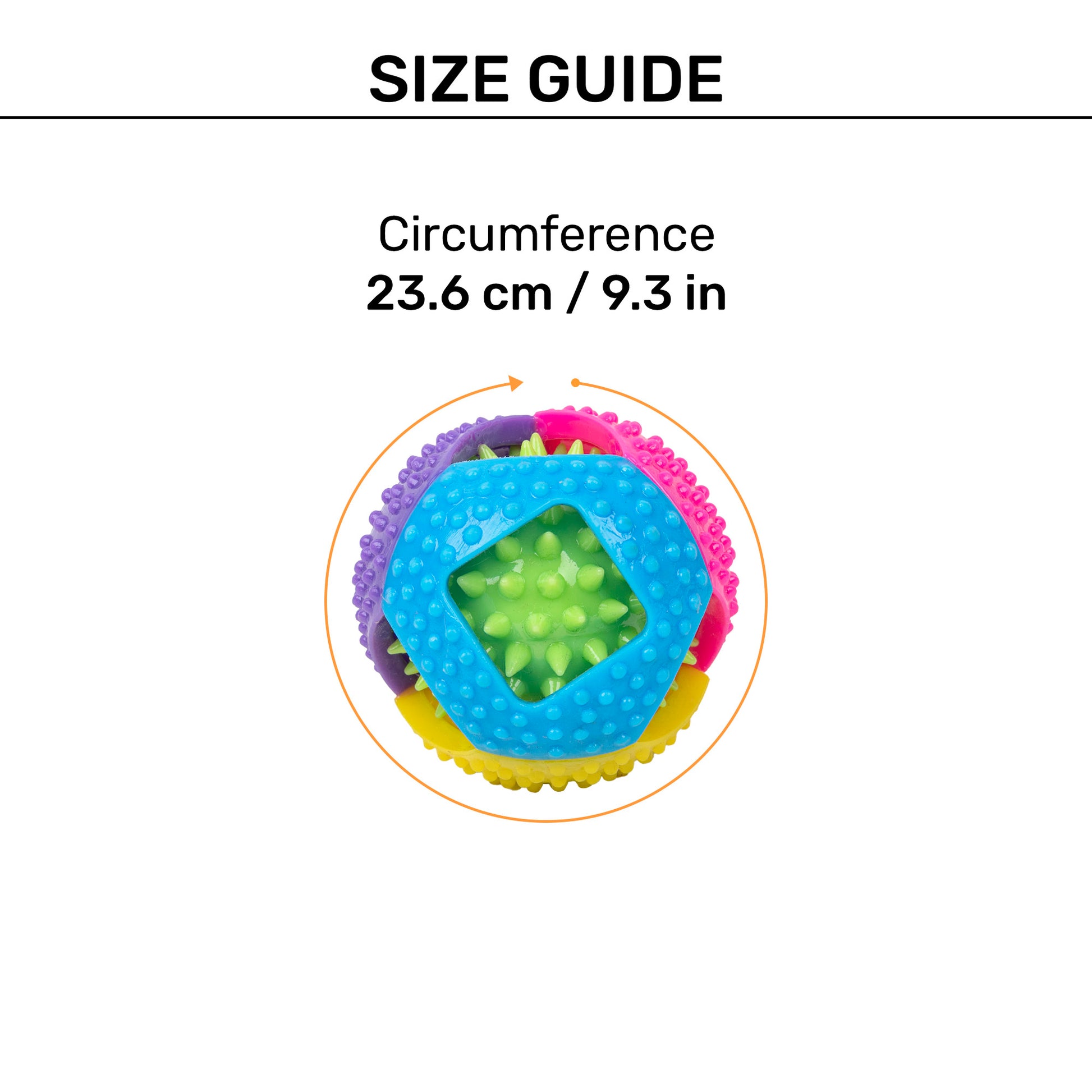 TLC Multivibes Chew Toy For Dog - Multicolor - Heads Up For Tails