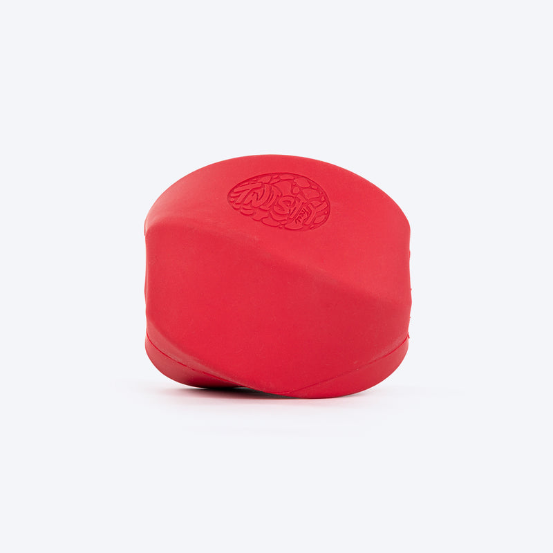 HUFT Chewtastic Treat Tumbler Chew Toy For Dog - Red - Heads Up For Tails