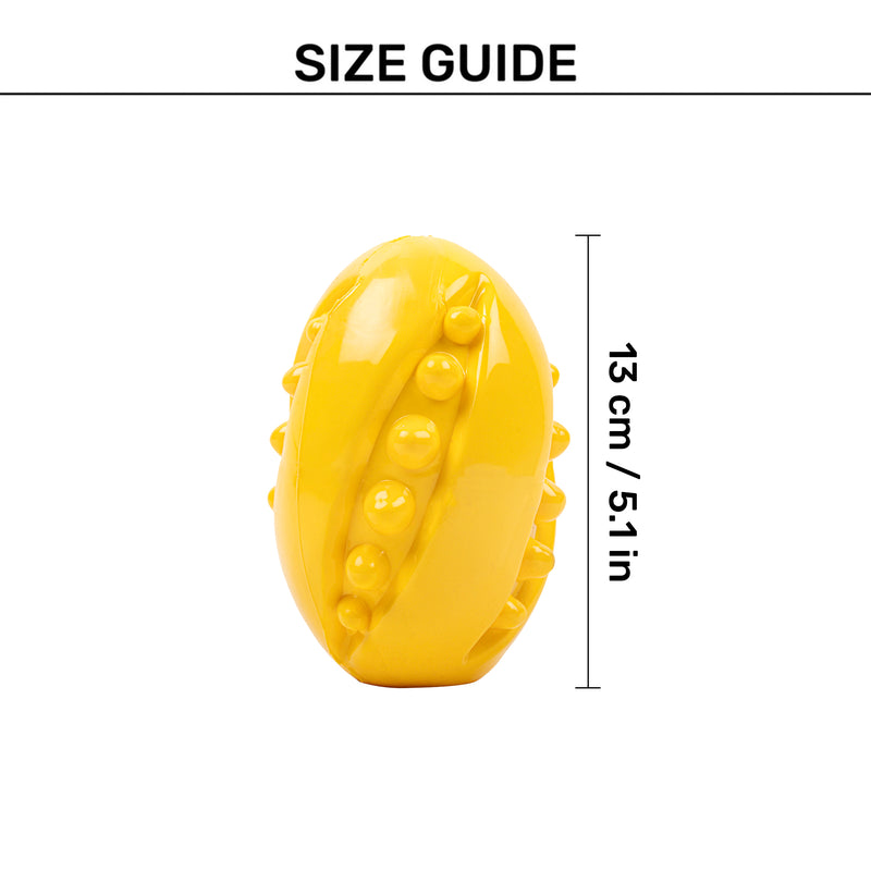 TLC Chew n' Treat Chew Toy For Dog - Yellow - Heads Up For Tails