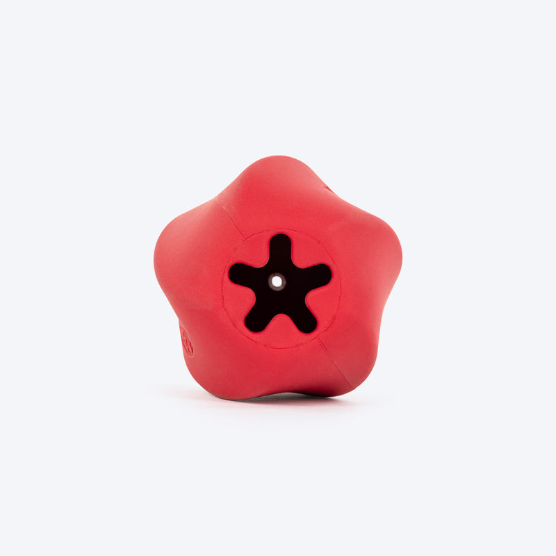 HUFT Chewtastic Treat Tumbler Chew Toy For Dog - Red - Heads Up For Tails
