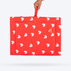 HUFT Sweethearts Flat Mat For Dog - Red - Heads Up For Tails