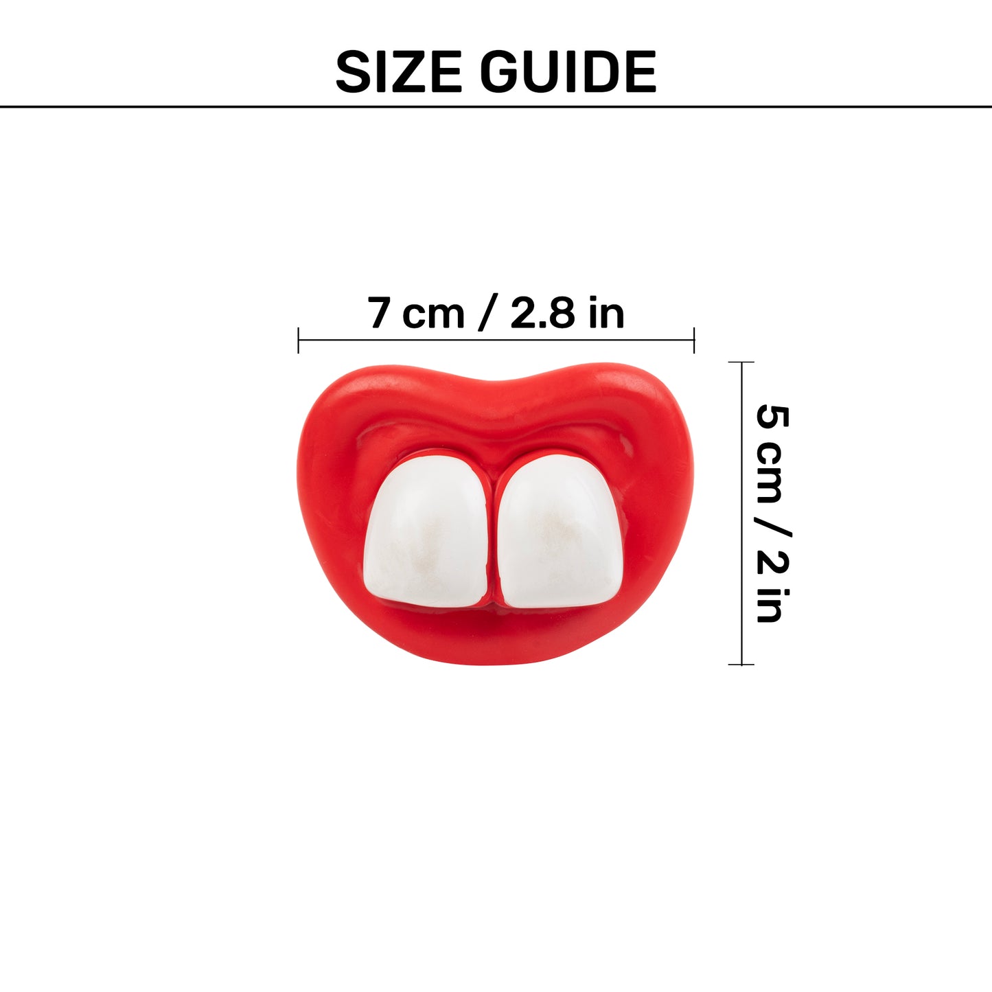 HUFT Loud Mouth Chew Toy For Dog - Red - Heads Up For Tails