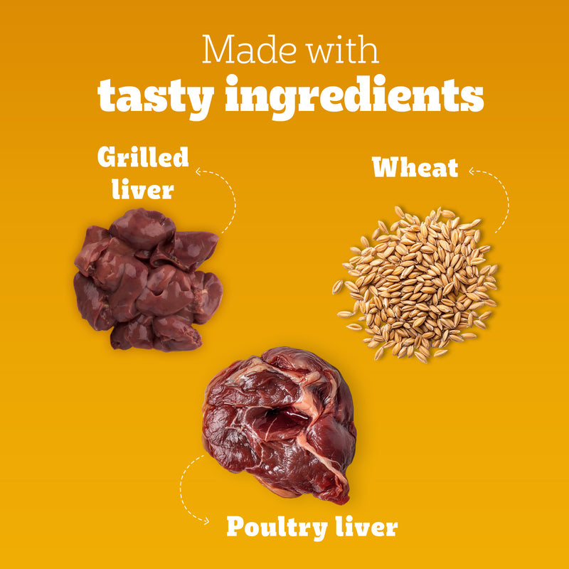 Pedigree Tasty Jerky Grilled Liver Treat For Adult Dog - 70 g - Heads Up For Tails