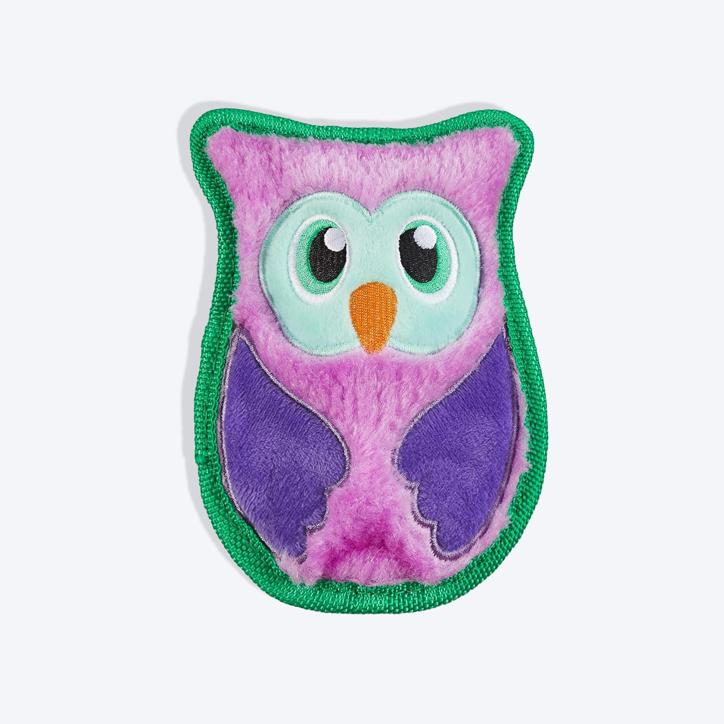 Outward Hound Owl Durablez Invincibles With Squeak Plush Dog Toy - Heads Up For Tails