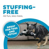 Outward Hound Skunk Stuffing-Free Big Squeak Plush Toy For Dog - Black - Heads Up For Tails