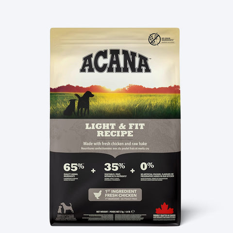 Acana Light & Fit Adult Dog Food (All Breeds) - Heads Up For Tails
