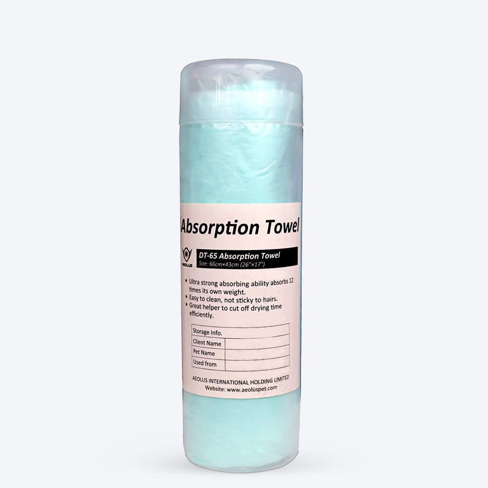 Aeolus Super Dry Absorption Towel For Dog & Cat - Heads Up For Tails