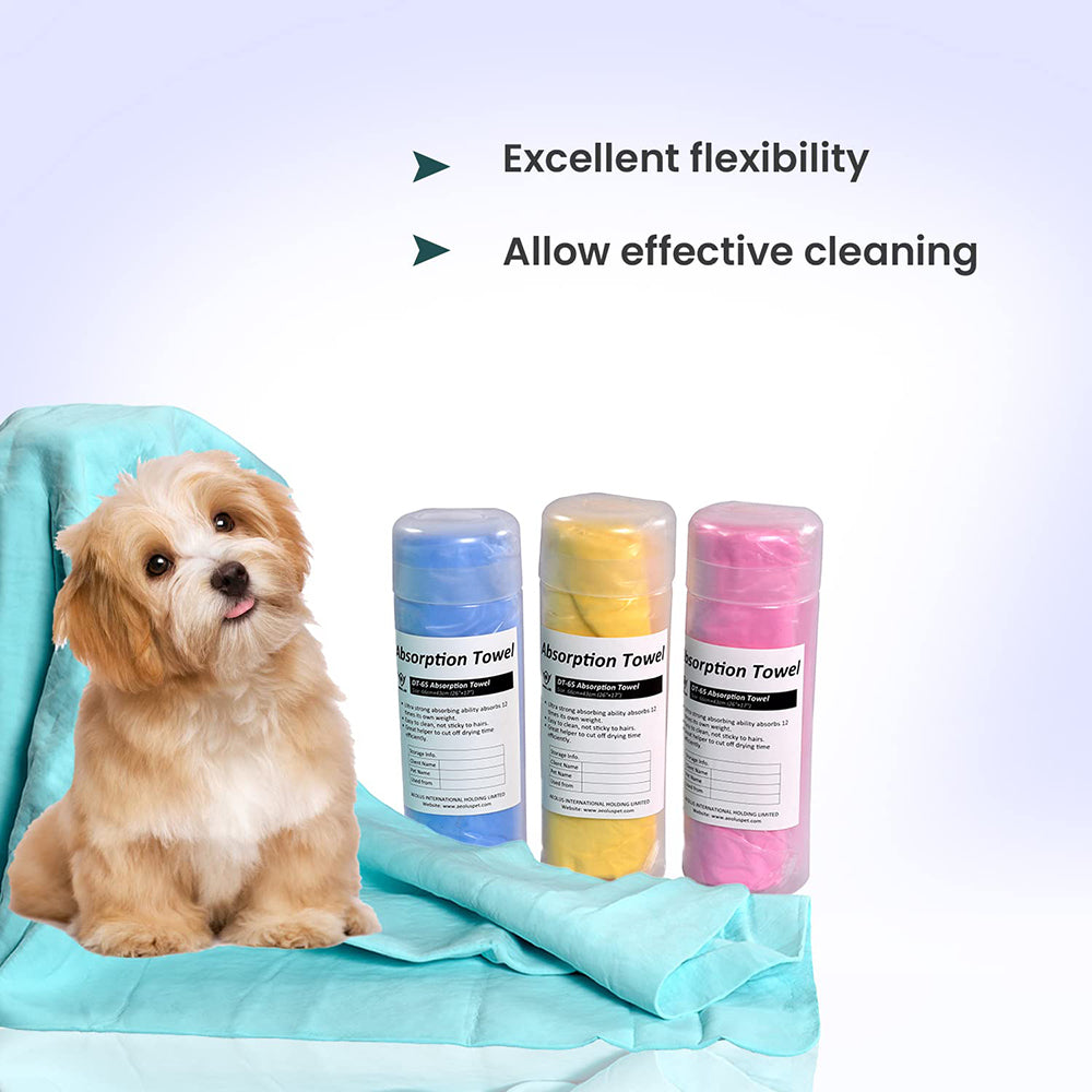 Aeolus Super Dry Absorption Towel For Dog & Cat - Heads Up For Tails