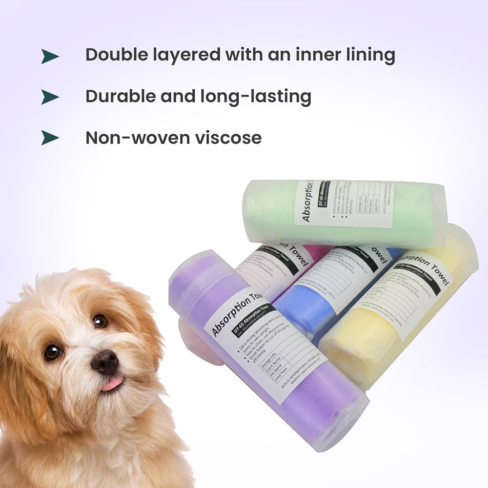 Aeolus Super Dry Absorption Towel For Dog & Cat - Heads Up For Tails