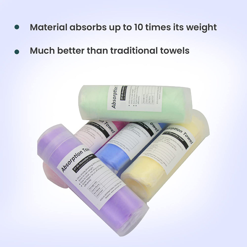 Aeolus Super Dry Absorption Towel For Dog & Cat - Heads Up For Tails