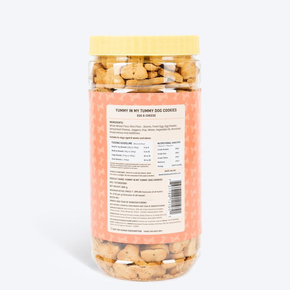 HUFT YIMT Egg & Cheese Dog Biscuits - Heads Up For Tails