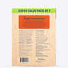Sara's Wholesome Classic Chicken and Brown Rice Dog Food, 7 x 300g pack, made with farm-fresh ingredients.