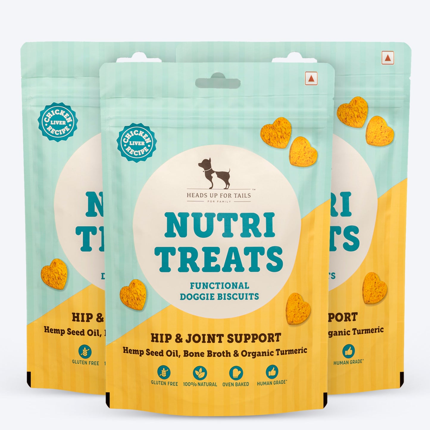 HUFT Nutri Treats For Dogs - Hip & Joint Support - 150 g - Heads Up For Tails