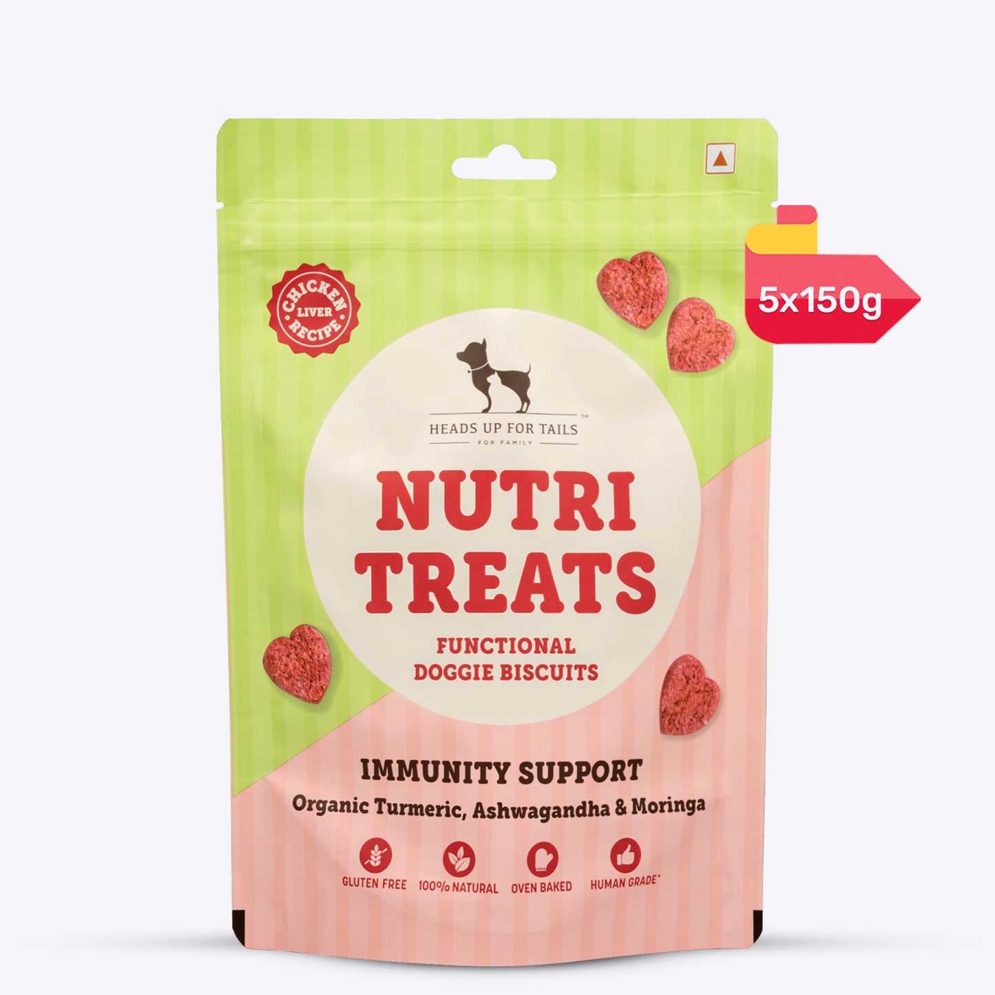HUFT Nutri Treats For Dogs - Immunity Support - 150 g - Heads Up For Tails