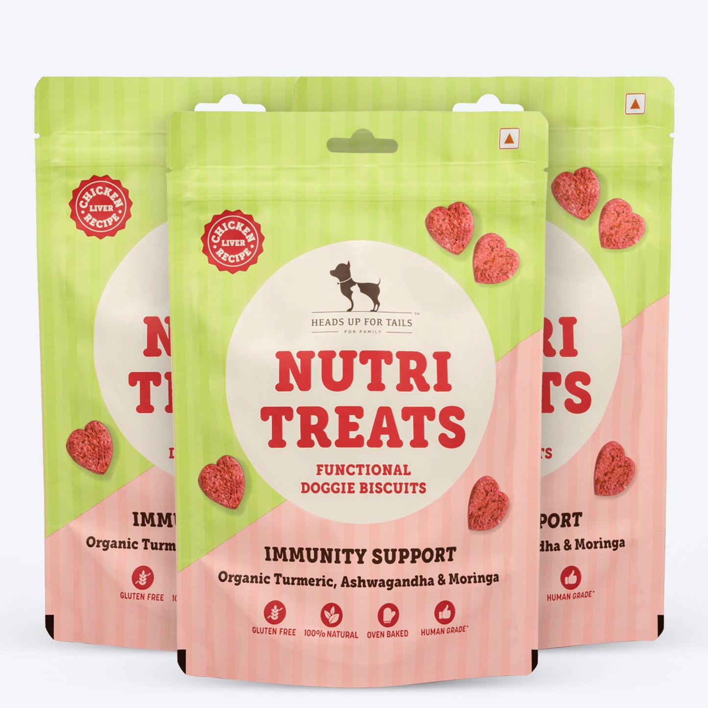 HUFT Nutri Treats For Dogs - Immunity Support - 150 g - Heads Up For Tails