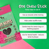 HUFT Yum Nums Soft & Chewy Sticks Strawberry with Real Chicken Dog Treat - 70 gm