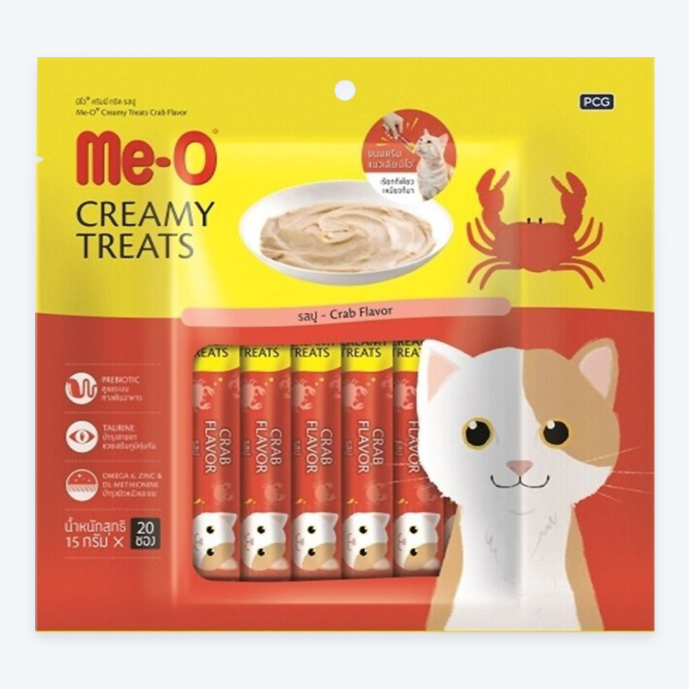 Me-O Creamy Cat Treats - Crab - Pack of 20 (20 x 15 g)_01
