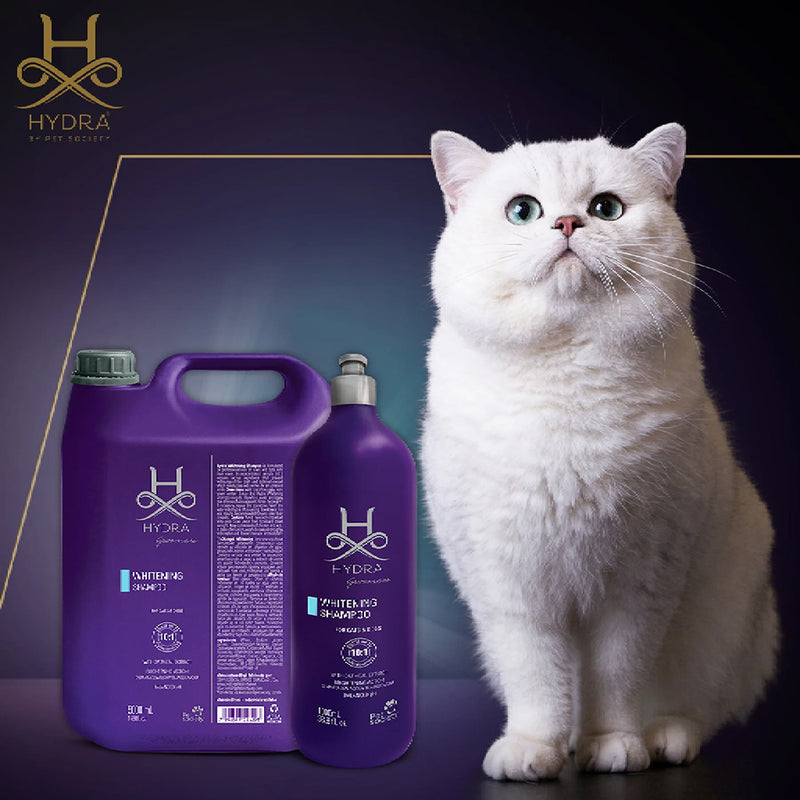 Hydra Groomers Whitening Shampoo For Dog & Cat - 1 Ltr - Heads Up For Tails