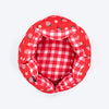 HUFT Purrfect Perch Bed For Cat & Puppy - Red and Pink - Heads Up For Tails