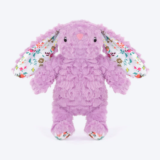 HUFT Bunty The Bunny Plush Toy For Dog - Light Purple - Heads Up For Tails