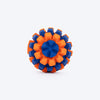 HUFT Chewtastic Treat Maze Chew Toy For Dog - Orange & Blue - Heads Up For Tails
