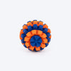 HUFT Chewtastic Treat Maze Chew Toy For Dog - Orange & Blue - Heads Up For Tails