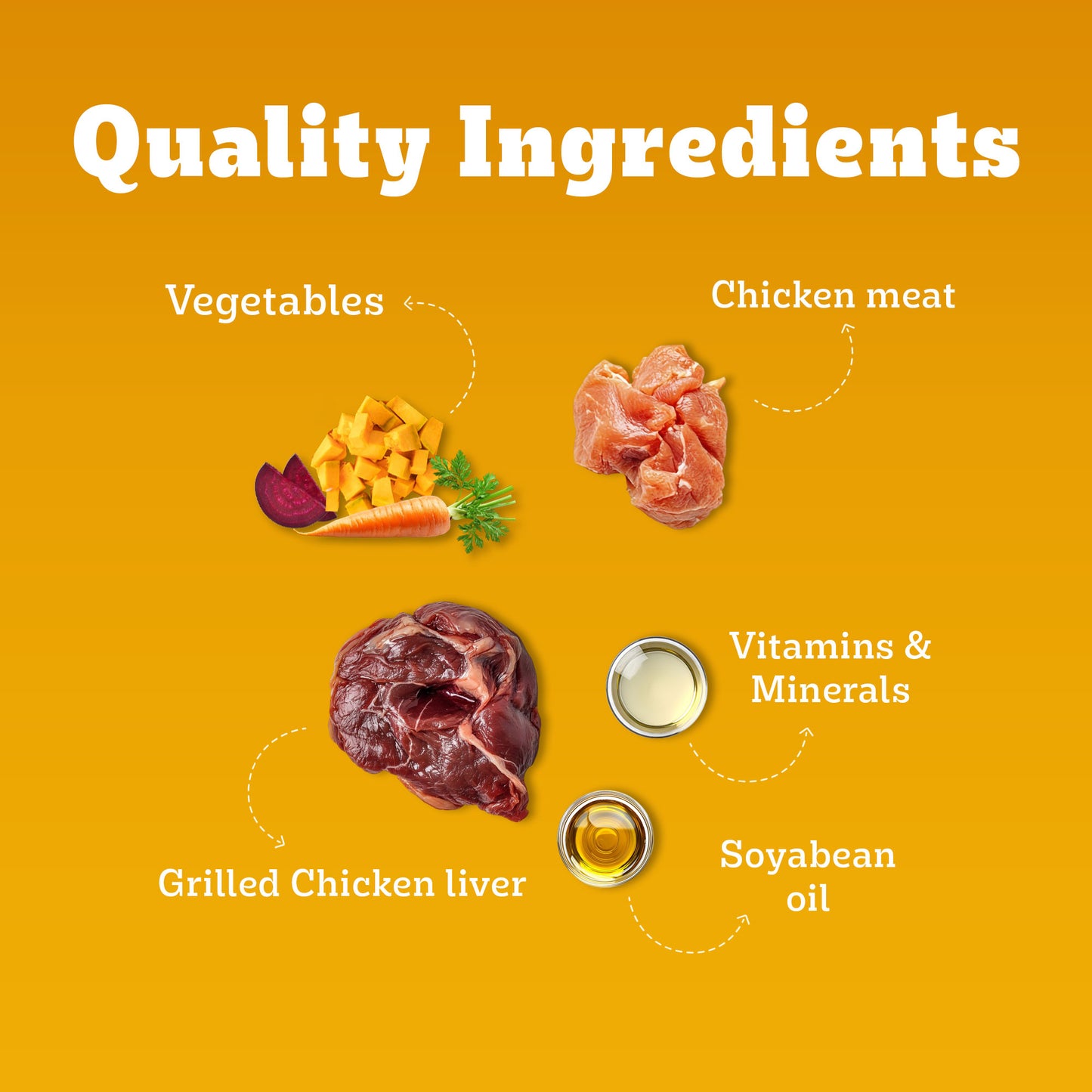 Pedigree Chicken Grilled Liver In Loaf With Vegetables Adult Dog Wet Food - 70 gm Packs - Heads Up For Tails