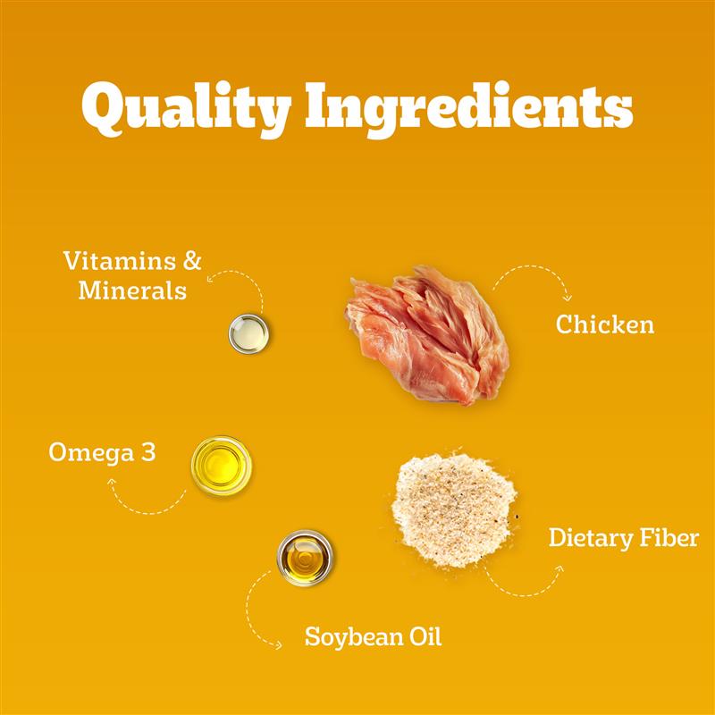 Pedigree Chicken & Liver Chunks in Gravy Wet Puppy Food - 70 g packs - Heads Up For Tails