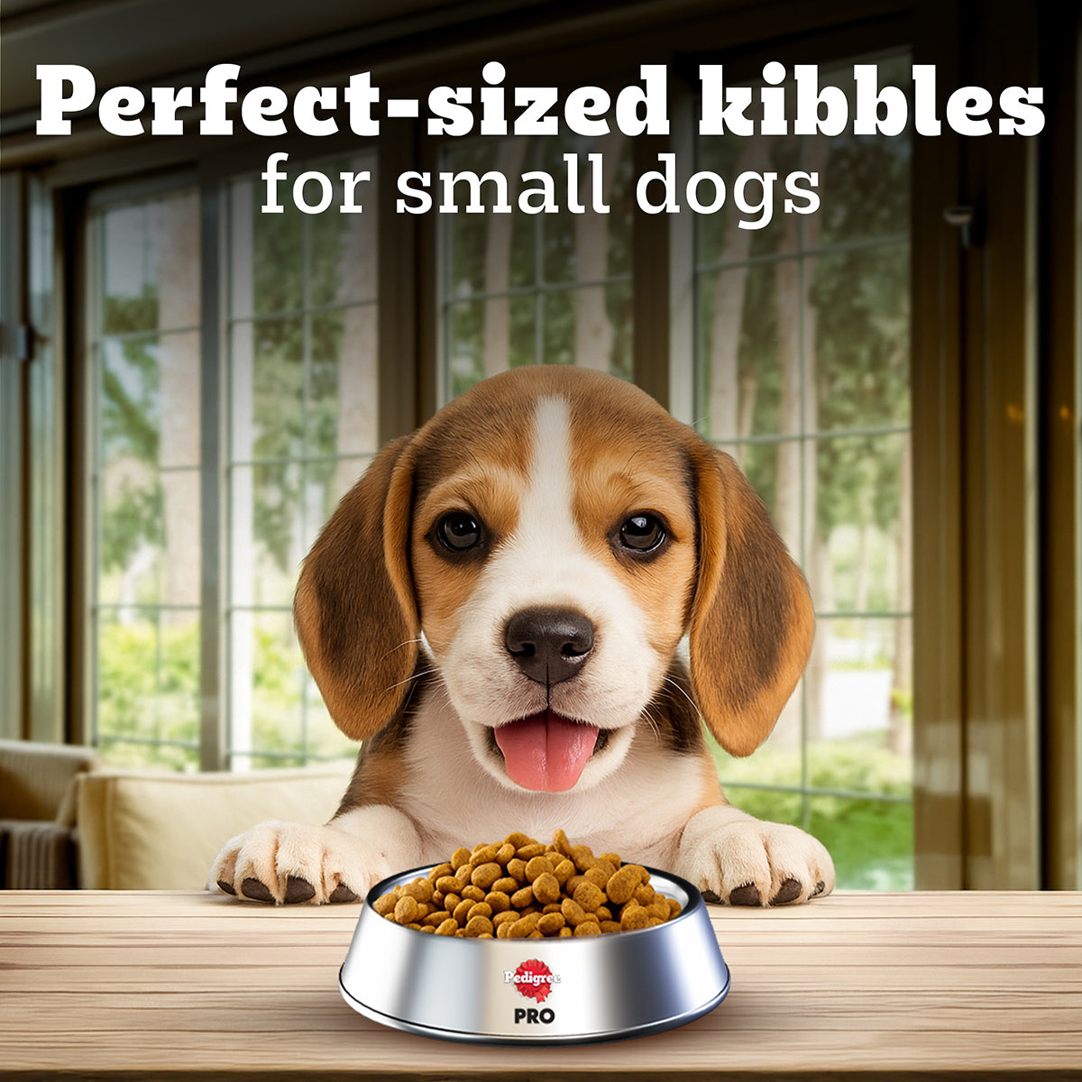 Pedigree PRO Expert Nutrition Lactating/Pregnant Mother & Puppy Starter (3-12 Weeks) Small Breed Dog Dry Food - Heads Up For Tails
