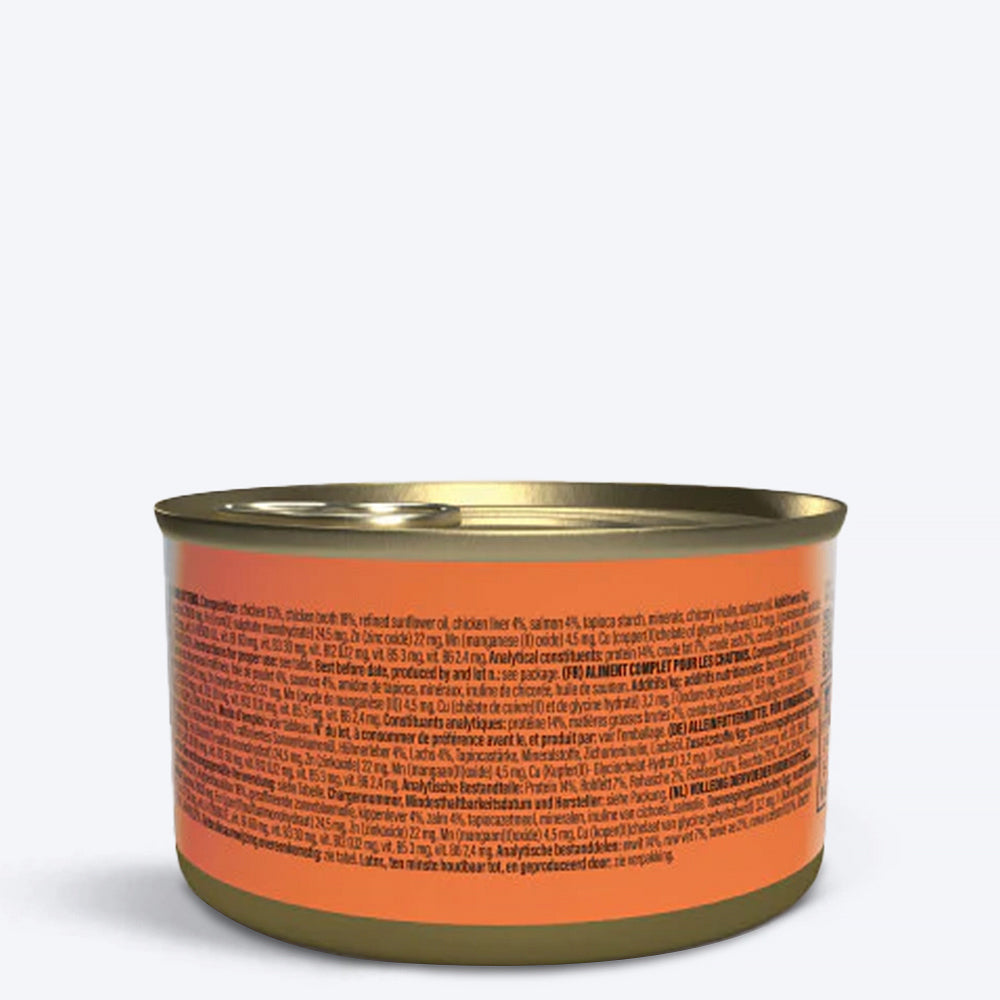 Schesir Baby Chicken With Salmon In Broth Wet Food For Kitten - 70 gm - Heads Up For Tails