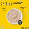 Schesir Special Mousse Exigent Chicken With Duck Liver Wet Food For Adult Cat - 70 gm - Heads Up For Tails
