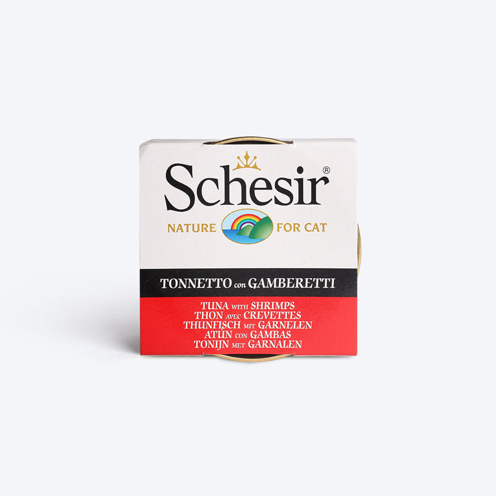 Schesir Cat Wet Food Tuna with Shrimps 85 gm Online in India