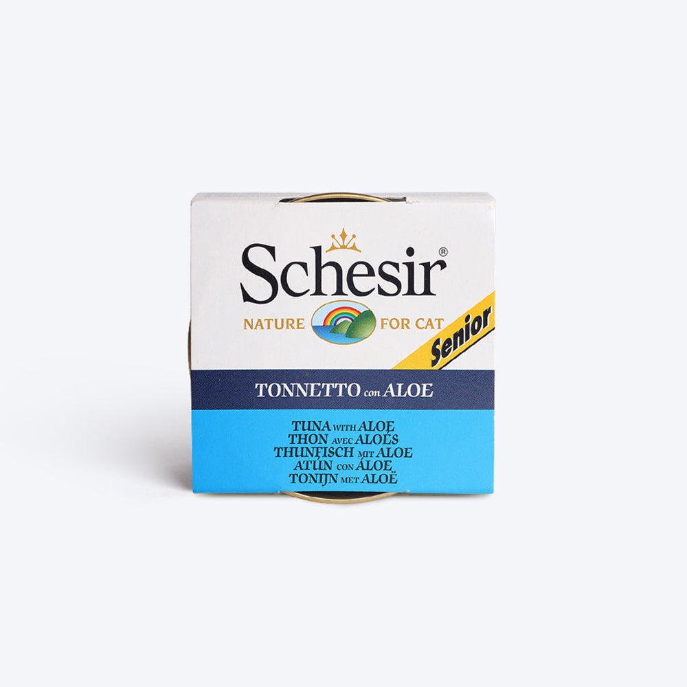 Schesir Cat Wet Food Senior Tuna with Aloe 85 gm Online in India