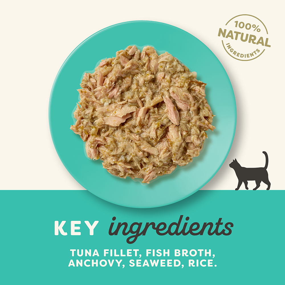 Applaws Tuna Fillet With Whole Anchovy Wet Food For Adult Cat - 70 g - Heads Up For Tails