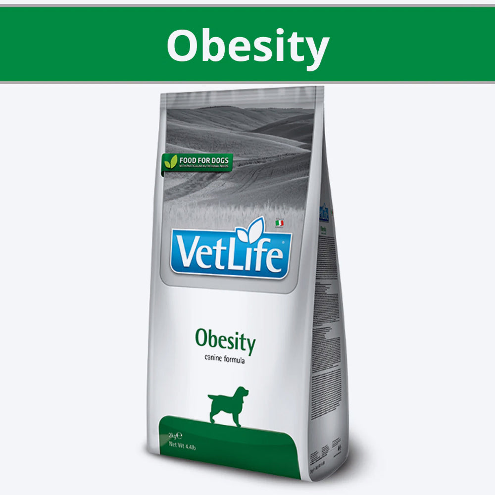Farmina Vet Life Obesity Canine Formula Dry Food For Adult Dog - Heads Up For Tails