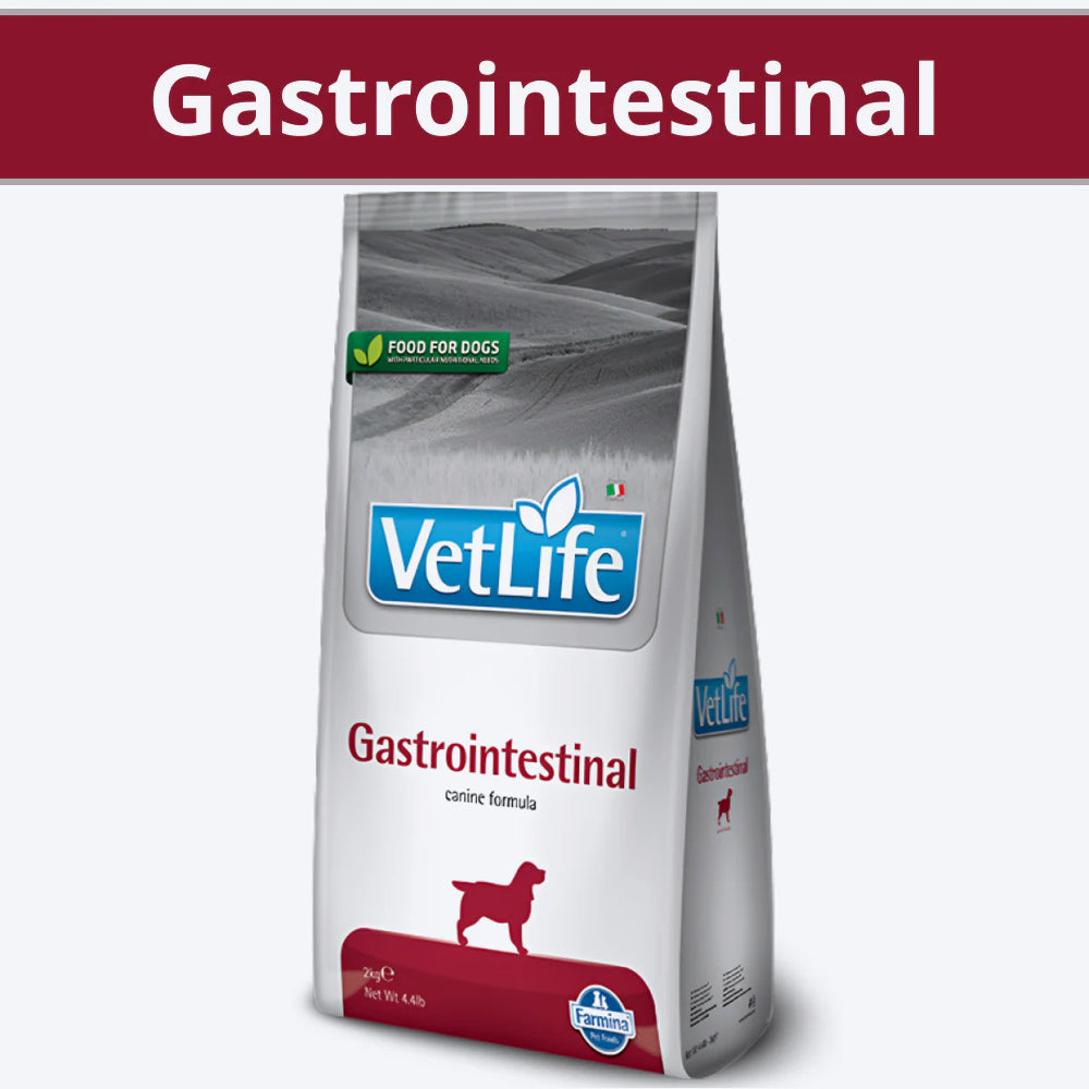 Farmina Vet Life Gastrointestinal Canine Formula Rice & Chicken Dry Food For Adult Dog - Heads Up For Tails