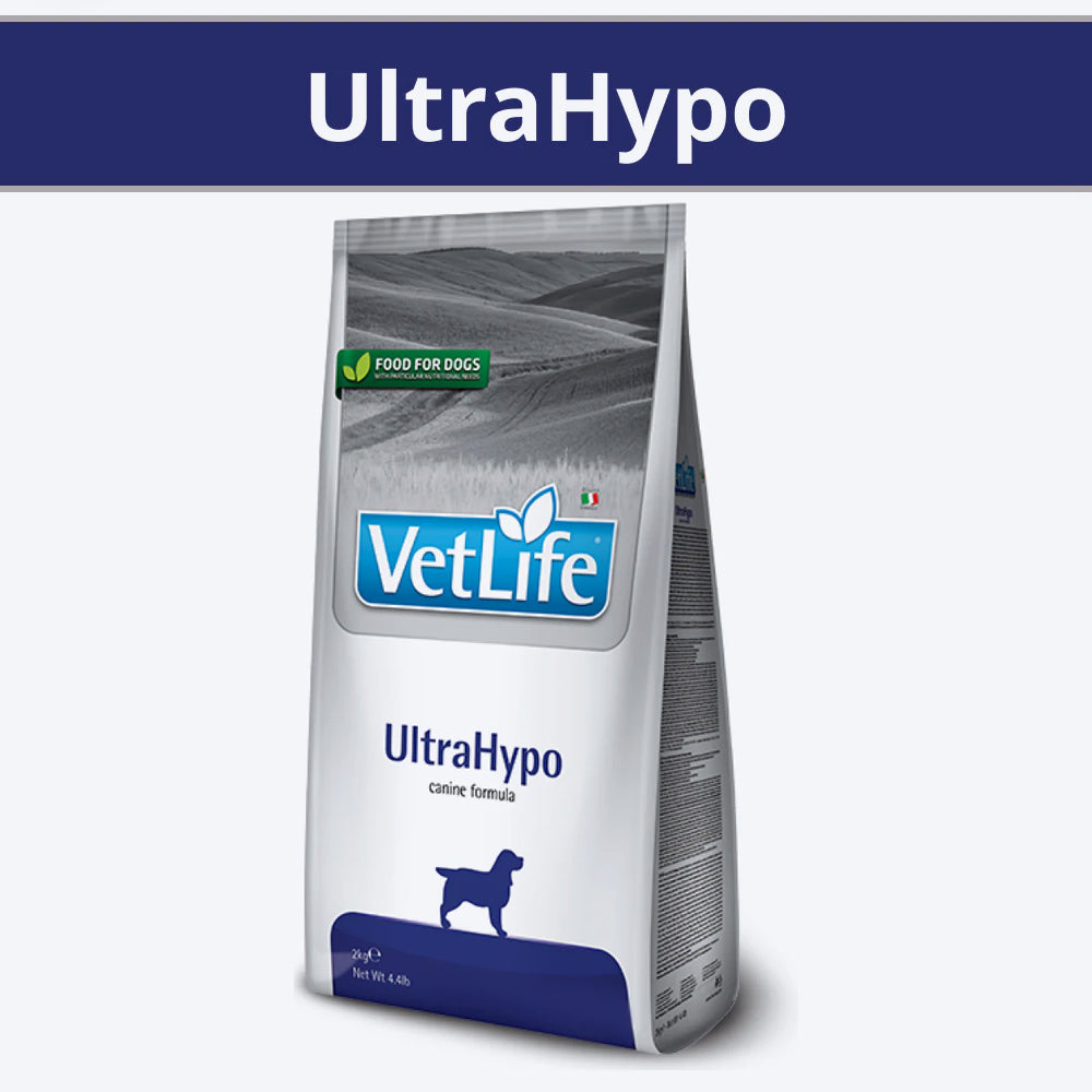 Farmina Vet Life Ultrahypo Canine Formula Dry Food For Adult Dog - Heads Up For Tails