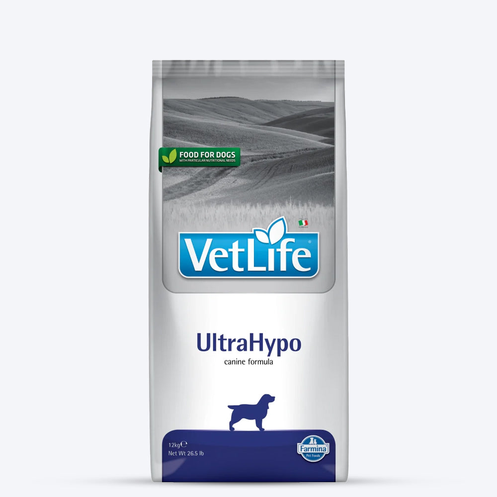 Farmina Vet Life Ultrahypo Canine Formula Dry Food For Adult Dog - Heads Up For Tails