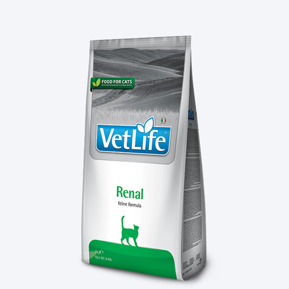 Farmina Vet Life Renal Feline Formula Dry Food For Cat - 2 kg - Heads Up For Tails