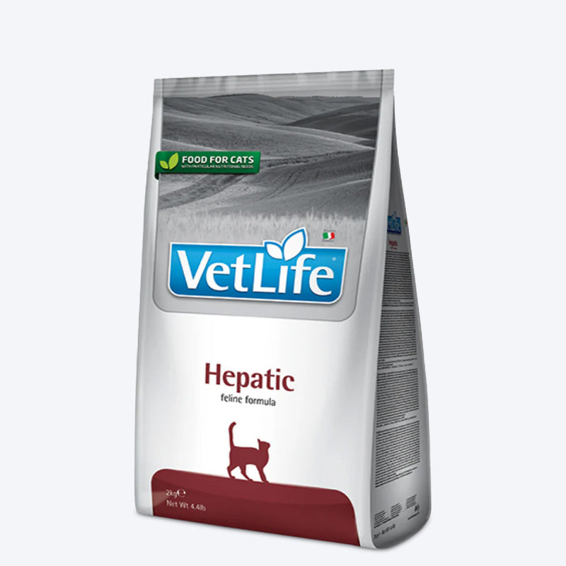 Farmina Vet Life Hepatic Feline Formula Dry Food For Cat - 2 kg - Heads Up For Tails