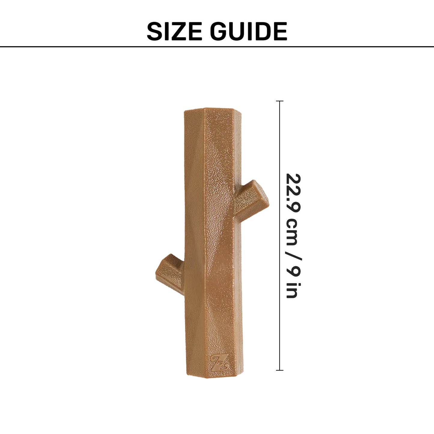 Zippy Paws ZippyTuff + Tree Branch Chew Toy For Dog - Brown - Heads Up For Tails