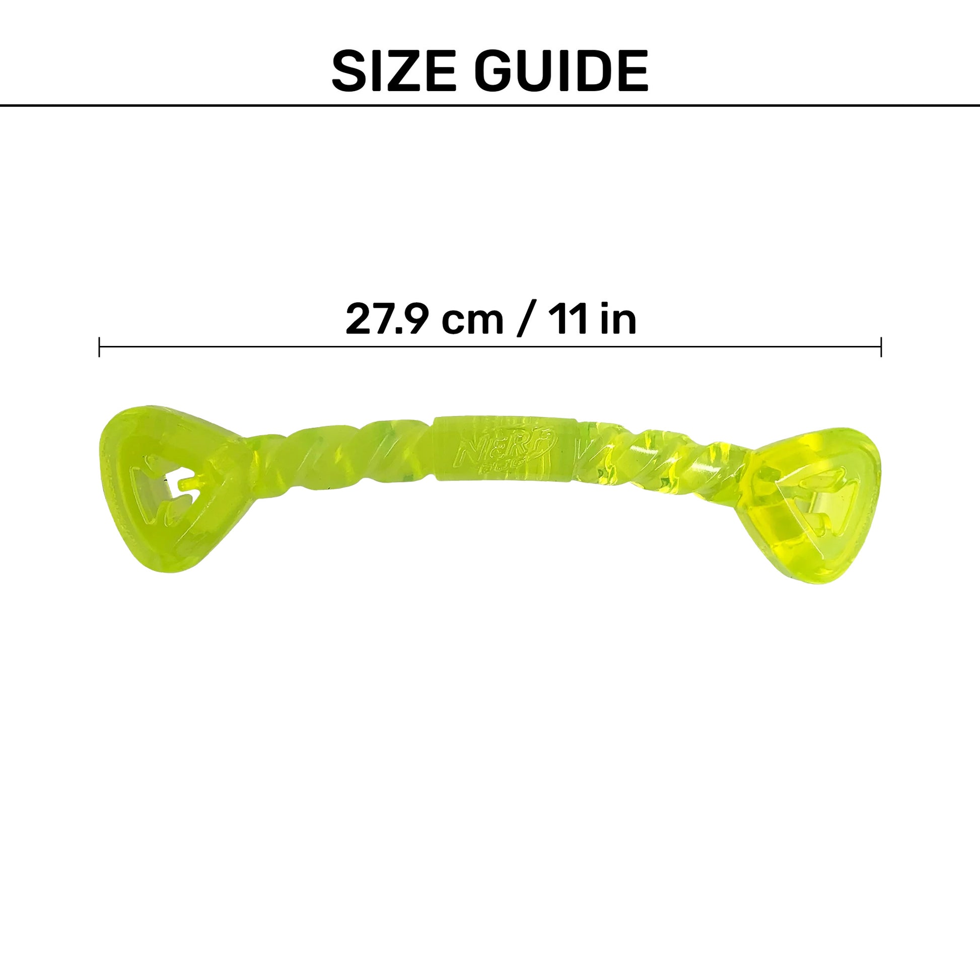 NERF DOG Treat & Tug Bone Chew Toy For Dog - Green - Heads Up For Tails